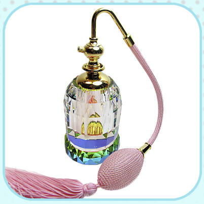 Glass Perfume Bottle With Spray Atomizer+squeeze Bulb+funnel,hand